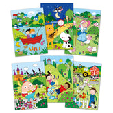 Carte de colorat Apa Magica - Nursery rhymes, GALT, 1005353
